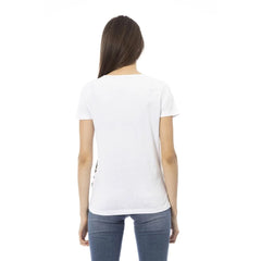 Trussardi Action White Cotton Women T-Shirt - T-Shirts