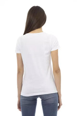 Trussardi Action White Cotton Women T-Shirt - T-Shirts