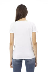 Trussardi Action White Cotton Women T-Shirt - T-Shirts