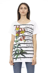 Trussardi Action White Cotton Women T-Shirt - T-Shirts