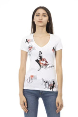 Trussardi Action White Cotton Women T-Shirt - T-Shirts