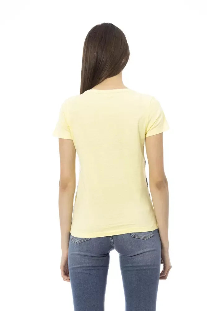 Trussardi Action Yellow Cotton Women T-Shirt - T-Shirts