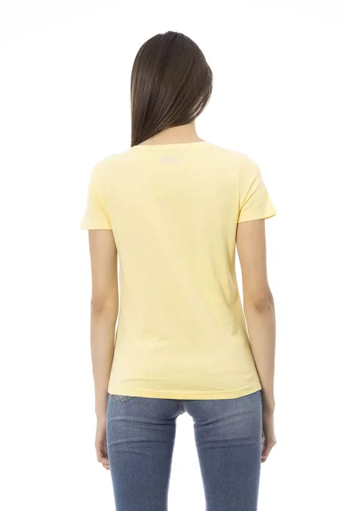 Trussardi Action ’Yellow Cotton Women T-Shirt’ - T-Shirts