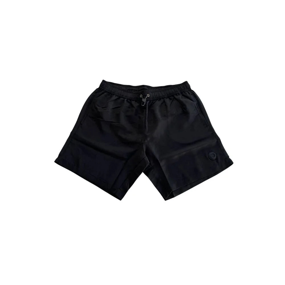 Trussardi Beachwear Black Polyester Men Swim Shorts - Swim Boxers