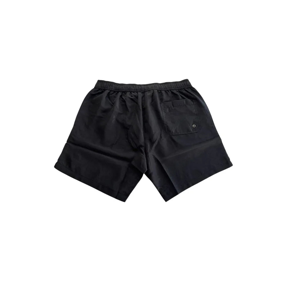 Trussardi Beachwear Black Polyester Men Swim Shorts - Swim Boxers