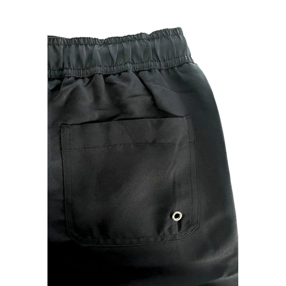 Trussardi Beachwear ’Black Polyester Men Swim Shorts’ - M - Boardshorts