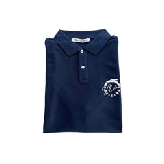 Trussardi Beachwear Blue Cotton Men Polo Shirt - Polos