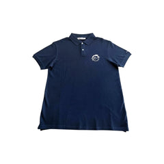 Trussardi Beachwear Blue Cotton Men Polo Shirt - Polos