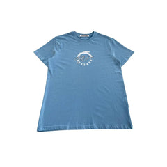 Trussardi Beachwear Light Blue Cotton Men T-Shirt - T-Shirts