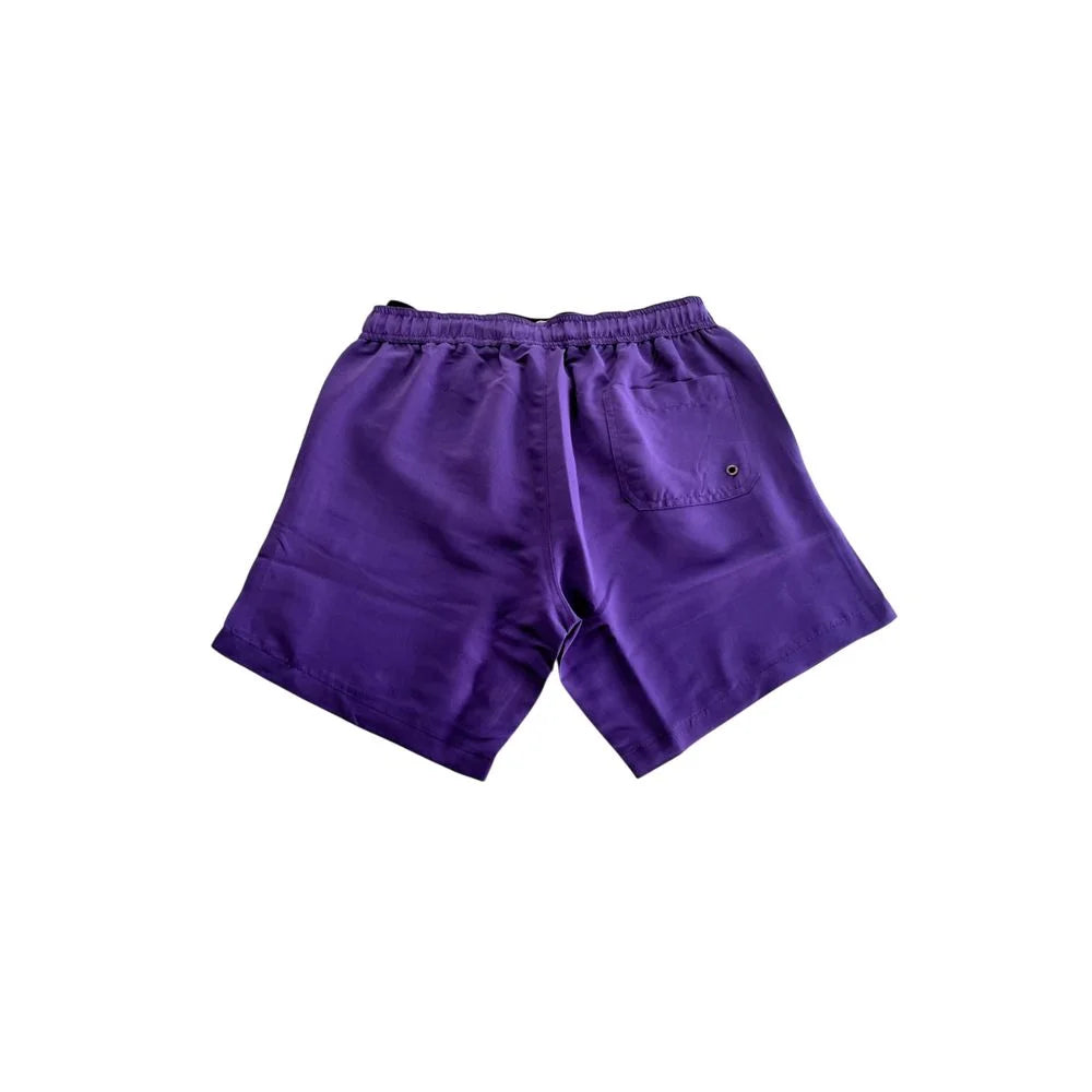 Trussardi Beachwear Purple Polyester Men’s Swim Shorts - Boardshorts