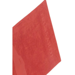Trussardi Beachwear Red Cotton Men Swim Towel - Unisex