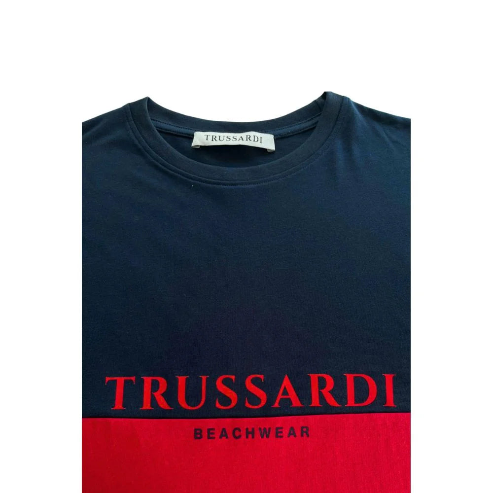 Trussardi Beachwear Red Cotton Men’s T-Shirt - T-Shirts