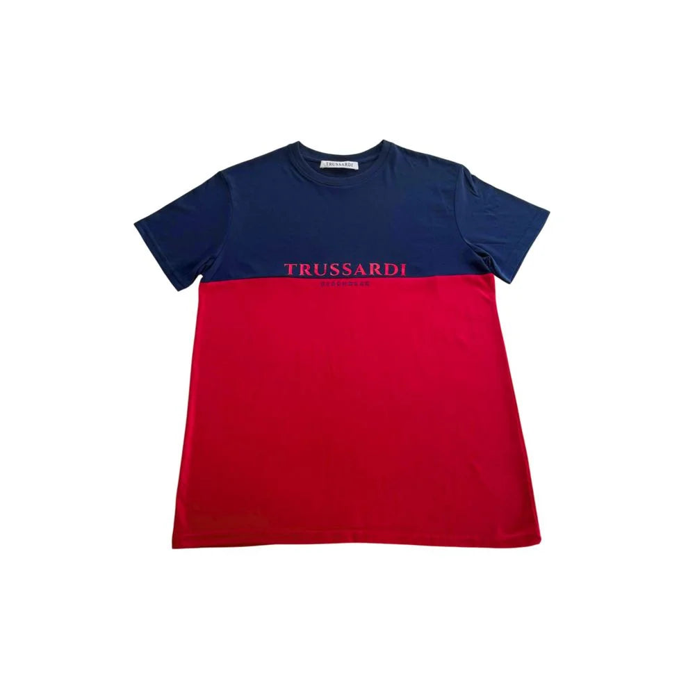 Trussardi Beachwear Red Cotton Men’s T-Shirt - T-Shirts