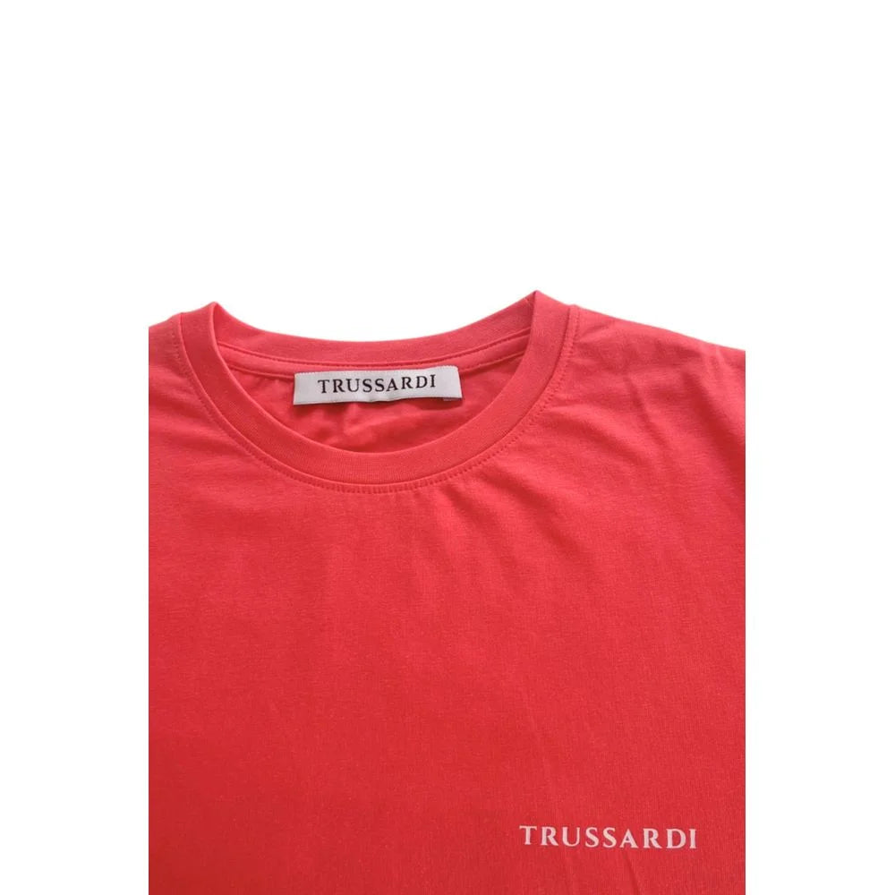 Trussardi Beachwear Red Cotton Men’s T-Shirt - T-Shirts