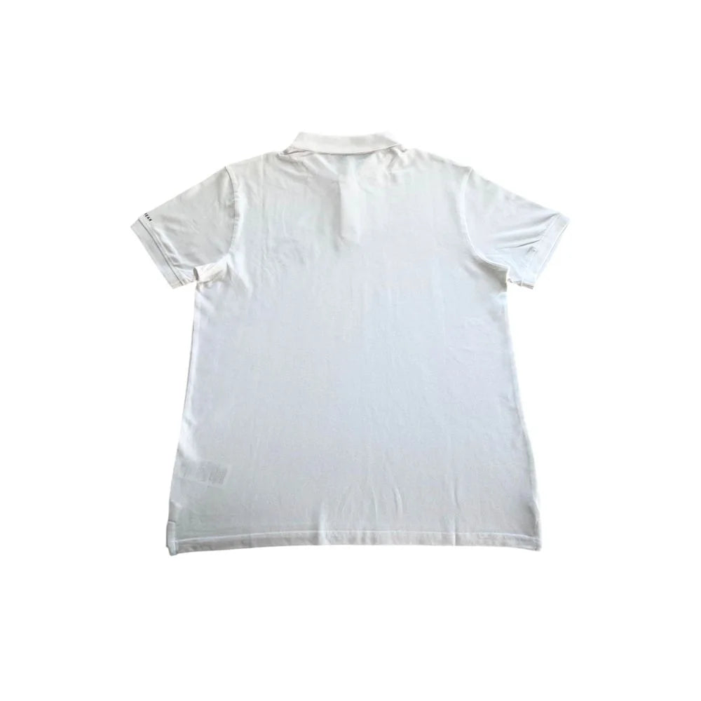 Trussardi Beachwear White Cotton Men Polo Shirt - Polos