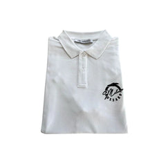Trussardi Beachwear White Cotton Men Polo Shirt - Polos