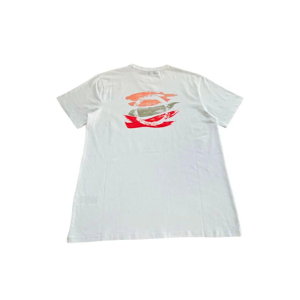 Trussardi Beachwear White Cotton Men’s T-Shirt - T-Shirts