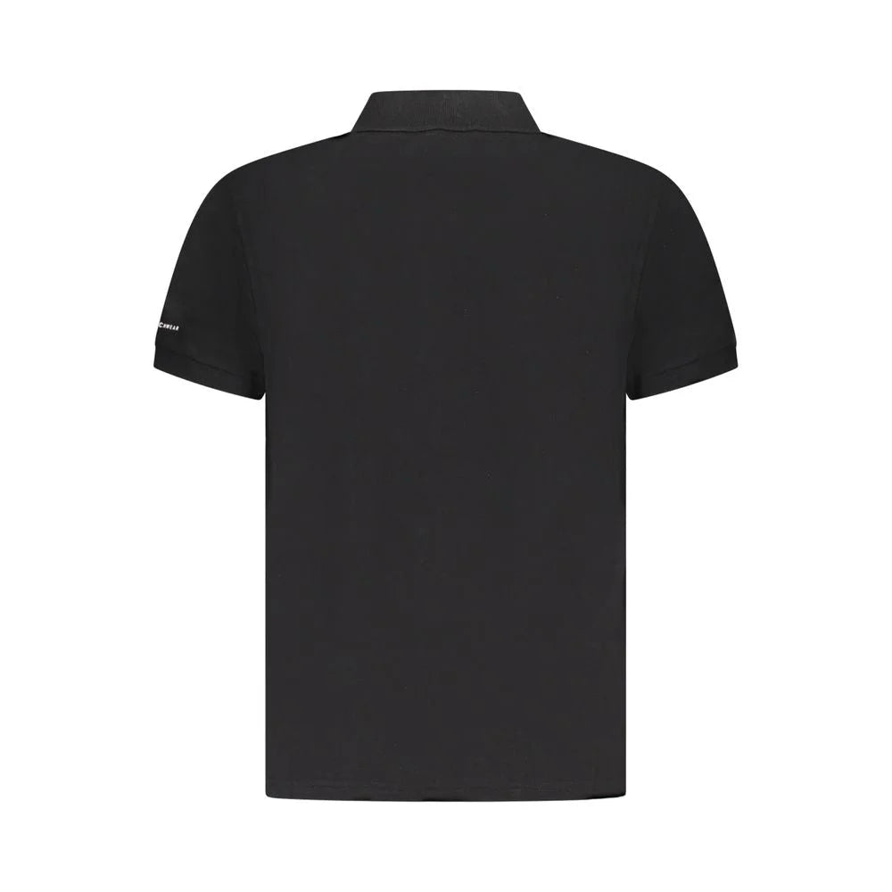 Trussardi Black Cotton Men Polo Shirt - Polos