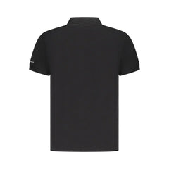 Trussardi Black Cotton Men Polo Shirt - Polos