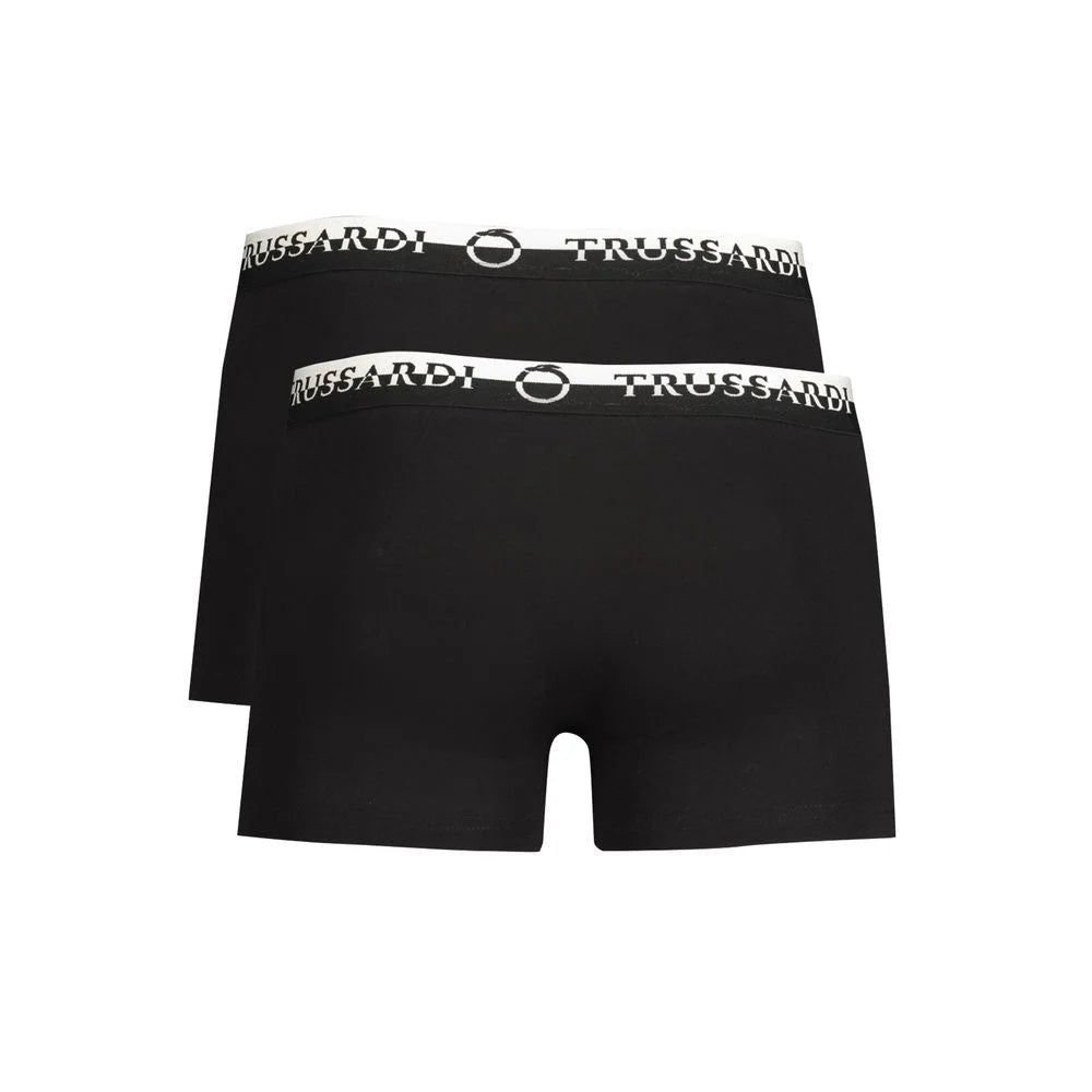 Trussardi Black Cotton Underwear - Boxer Briefs