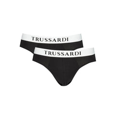 Trussardi Black Cotton Underwear - Briefs
