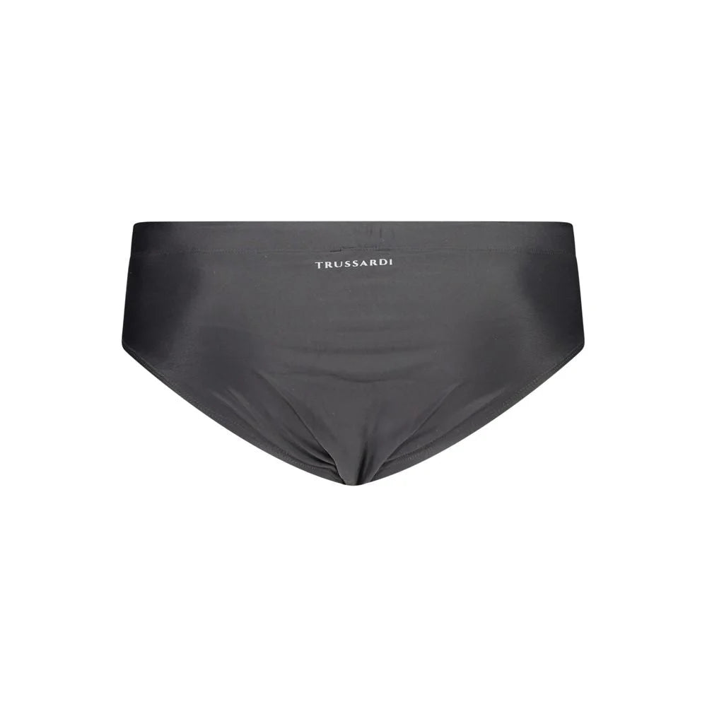 Trussardi Black Elastane Swimwear - S - Swim Briefs