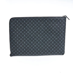 Trussardi Black Leather Men Clutch - Clutch Bags