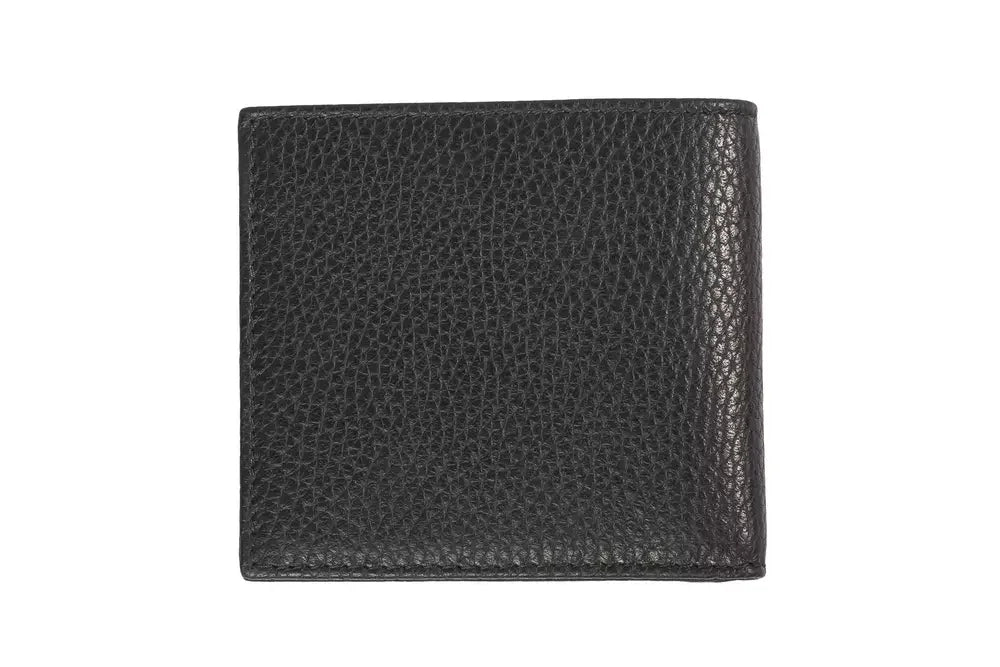 Trussardi Black Leather Men Wallet - Wallets