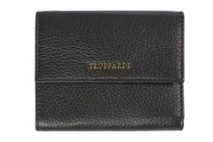 Trussardi Black Leather Women Wallet - Wallets