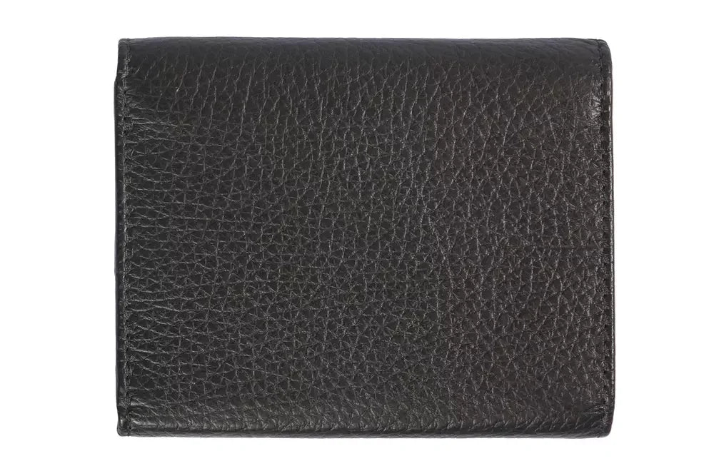 Trussardi Black Leather Women Wallet - Wallets