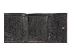 Trussardi Black Leather Women Wallet - Wallets