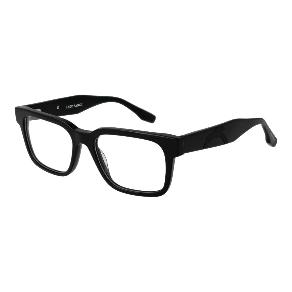 Trussardi Black Unisex Glasses Frame - Eyeglasses