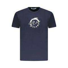 Trussardi Blue Cotton Men T-Shirt - T-Shirts