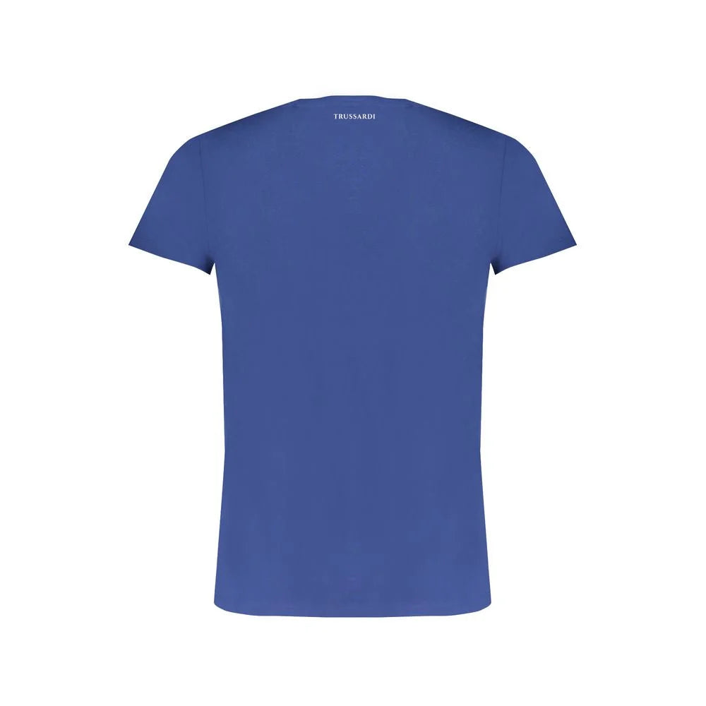 Trussardi Blue Cotton T-Shirt - T-Shirts