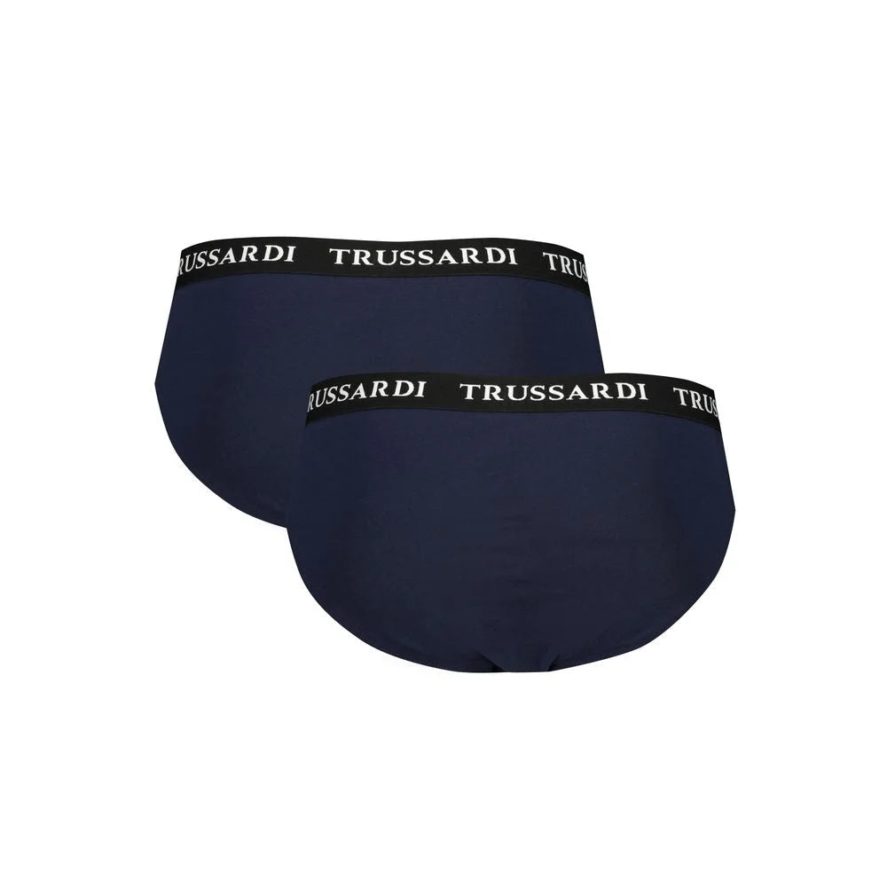 Trussardi Blue Cotton Underwear - Briefs