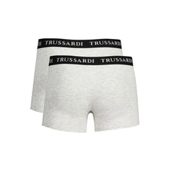 Trussardi Brown Cotton Men Boxer Underwear - Boxer Briefs