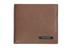 Trussardi Brown Leather Men Wallet - Wallets