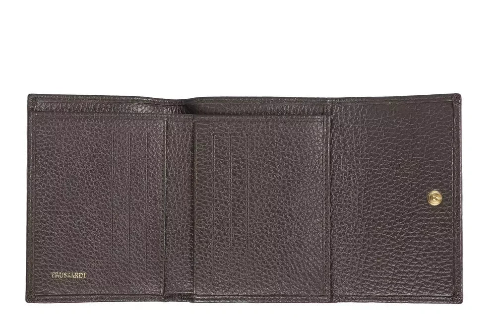 Trussardi Brown Leather Women Wallet - Wallets
