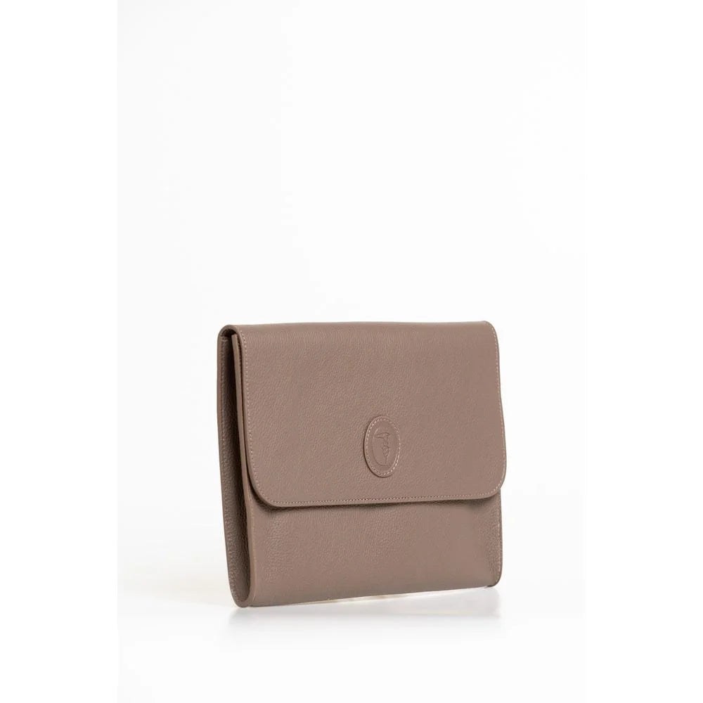 Trussardi Brown Polyester Men Clutch - Clutch Bags