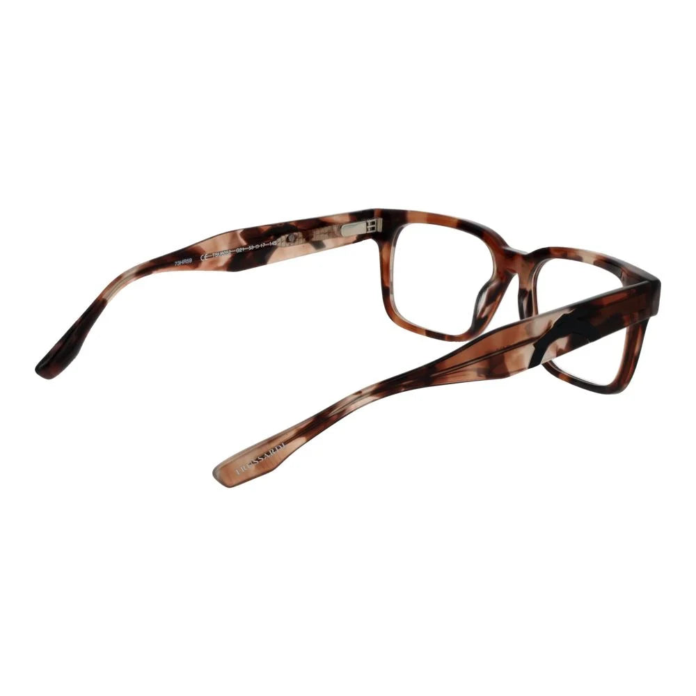 Trussardi Brown Unisex Glasses Frame - Eyeglasses