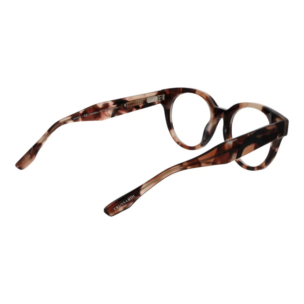 Trussardi Brown Unisex Glasses Frame - Eyeglasses