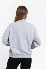 Trussardi Gray Cotton Women Sweatshirt - Sweatshirts