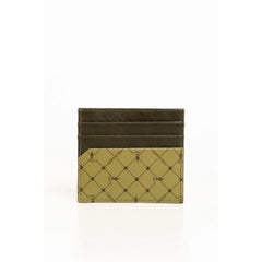 Trussardi Green Leather Men Wallet - Card Cases