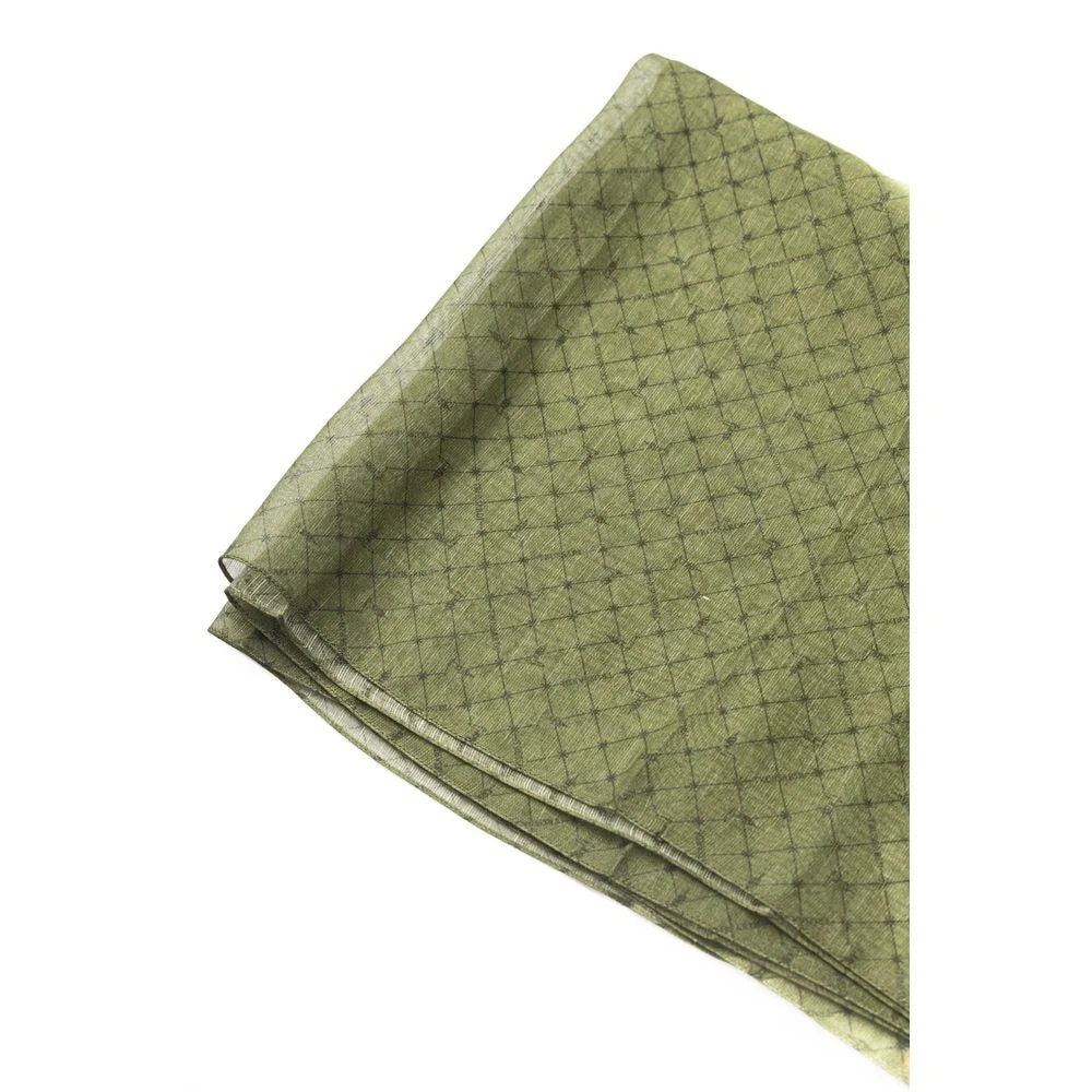Trussardi Green Modal Men Scarf - Scarves & Shawls