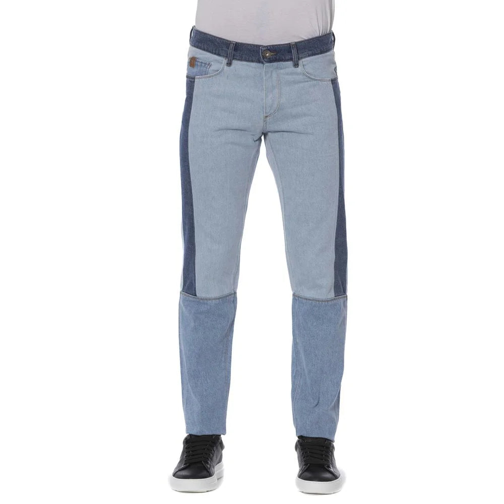 Trussardi Jeans Blue Cotton Men Jeans - Jeans