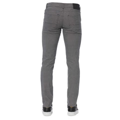 Trussardi Jeans Gray Cotton Men’s Pants - Jeans