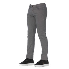 Trussardi Jeans Gray Cotton Men’s Pants - Jeans