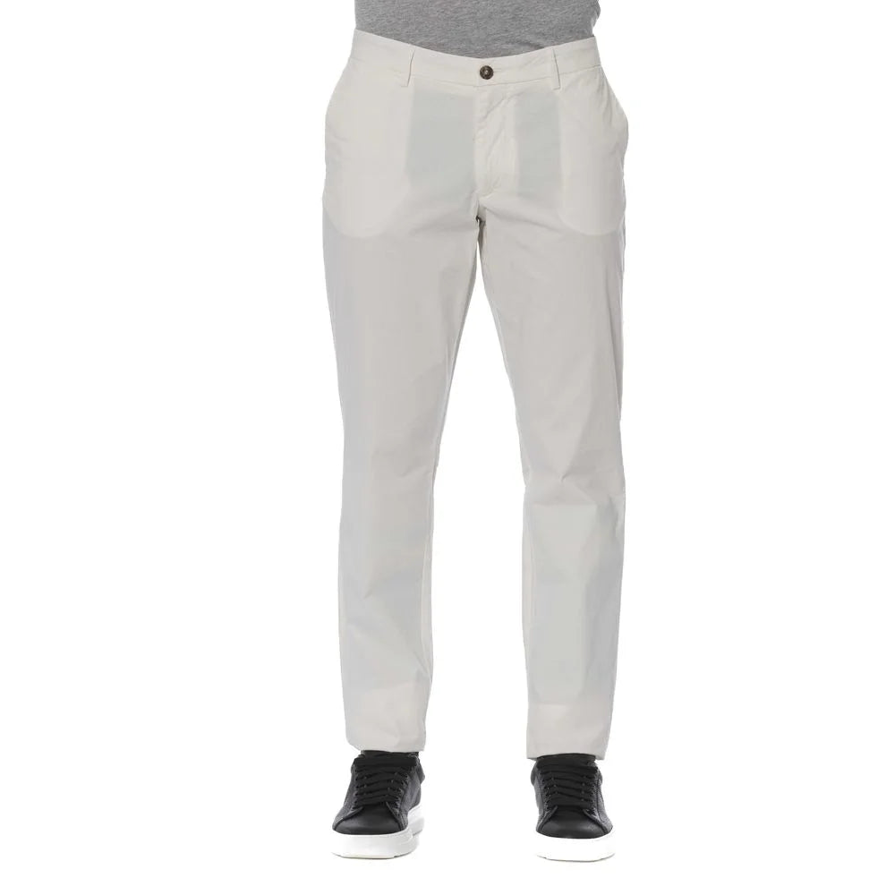 Trussardi Jeans White Cotton Men Jeans - Jeans