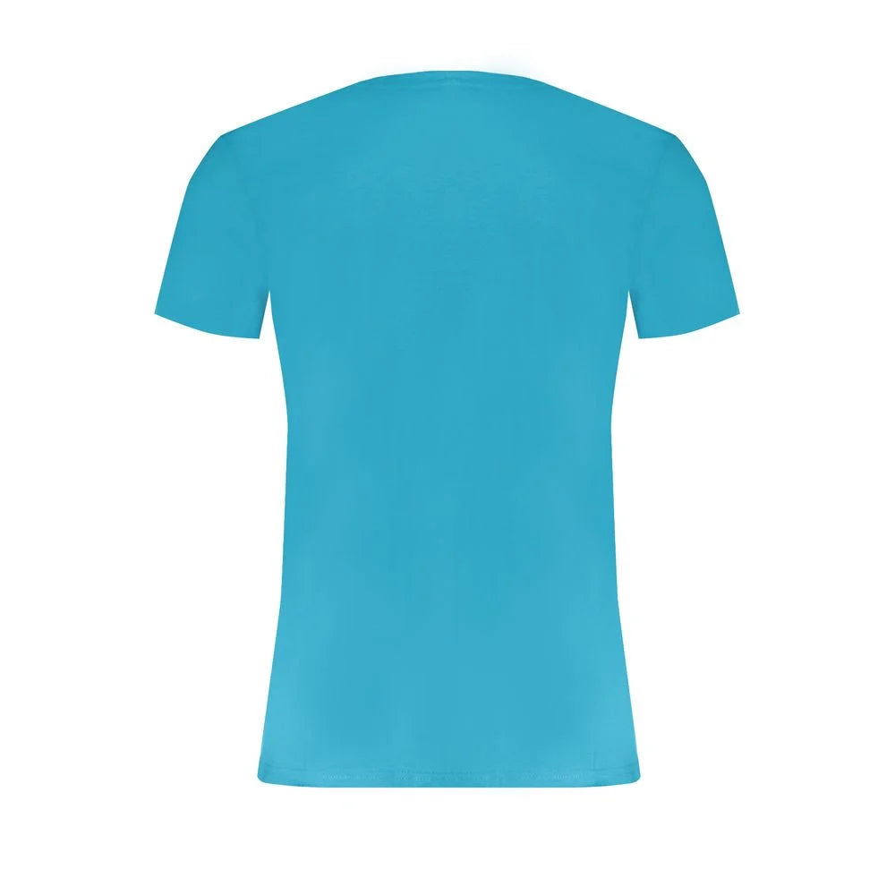 Trussardi Light Blue Cotton Men T-Shirt - T-Shirts