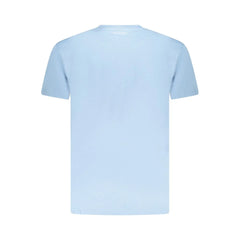 Trussardi Light Blue Cotton Men T-Shirt - T-Shirts